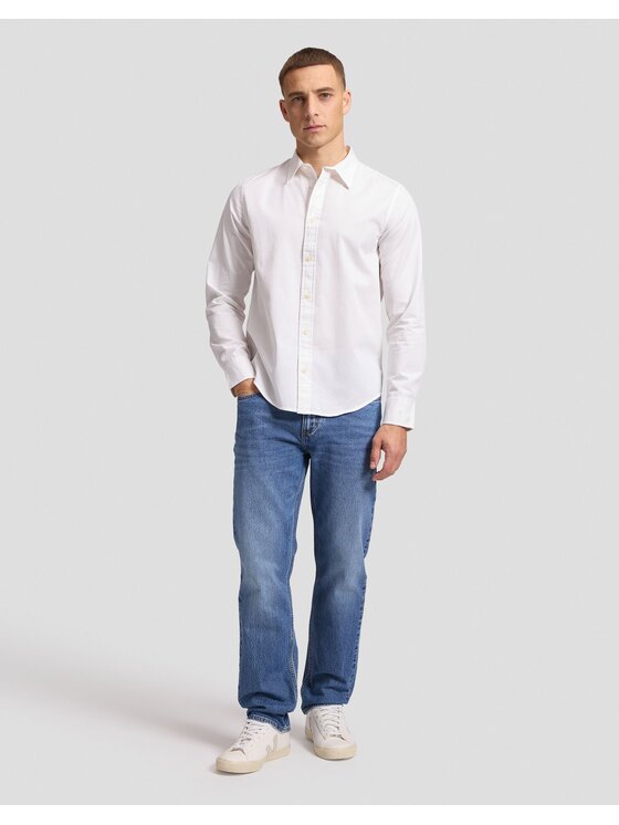 Lee Lee Koszula LS CLEAN SHIRT Biały Regular Fit