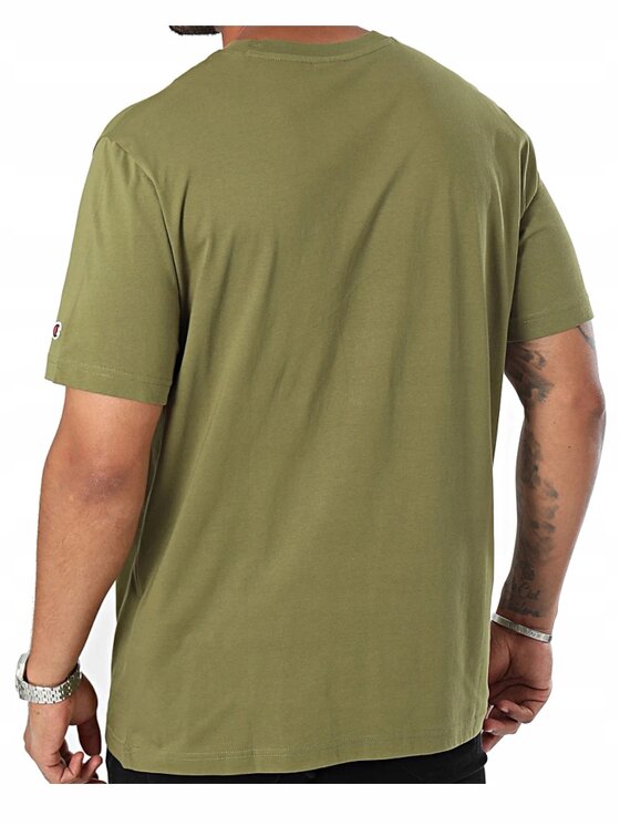 Champion Champion T-Shirt 220256-GS573 Zielony Standard Fit