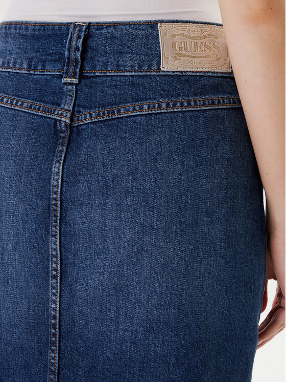 Guess Guess Farmer szoknya W5YD63 D5QP3 Kék Regular Fit