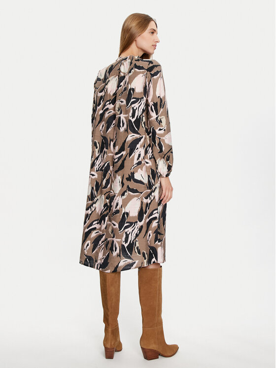Fransa Fransa Vsakodnevna obleka Ariana 20614313 Rjava Loose Fit