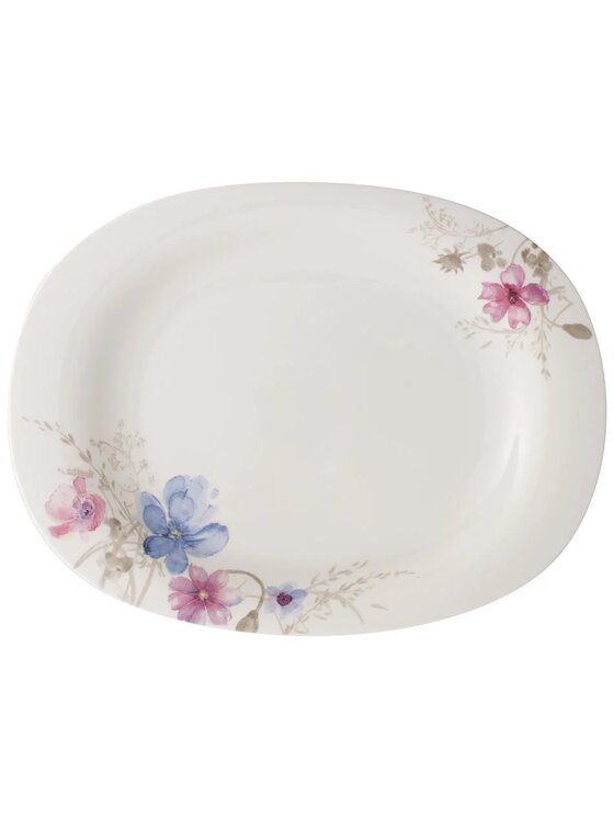 Villeroy & Boch Villeroy & Boch Talerz do serwowania Mariefleur Gris Basic Villeroy & Boch Biały