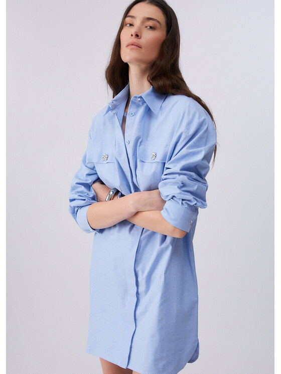 Liu Jo Liu Jo Abito da sera UA6331D024478680 Celeste Regular Fit