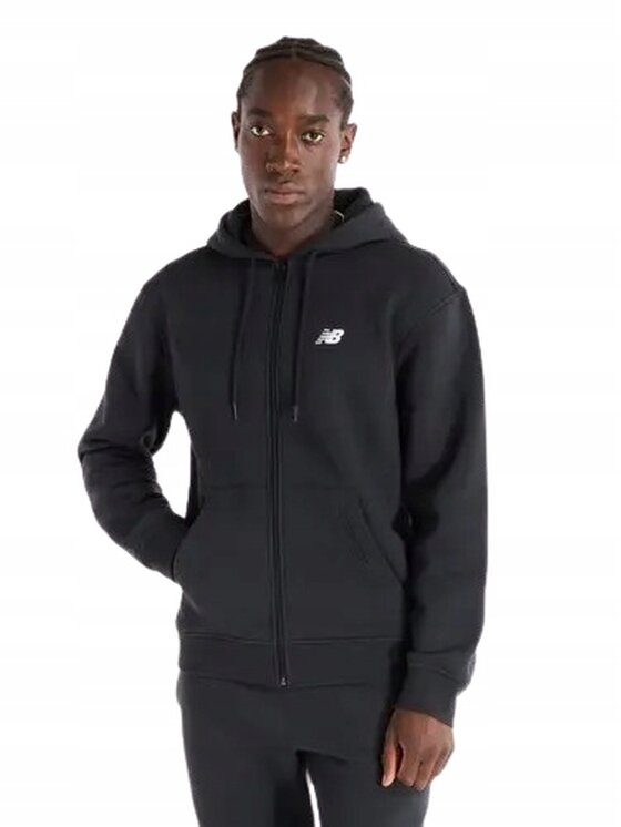 New Balance New Balance Bluza MJ43902BK Czarny Standard Fit