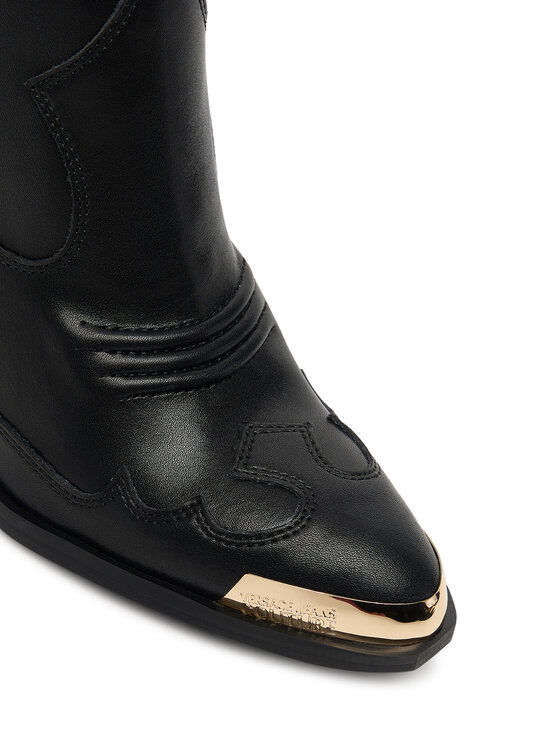 Versace Jeans Couture Versace Jeans Couture Καουμπόικες Μπότες & Μποτάκια 79VA3S12 Μαύρο