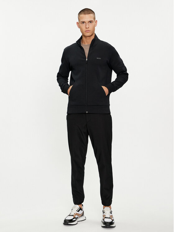 BOSS Boss Bluză Skaz 50506152 Negru Regular Fit