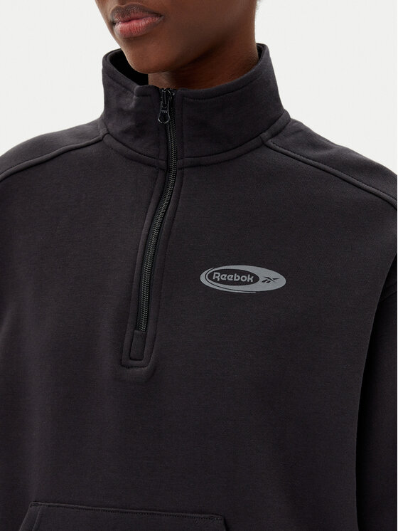 Reebok Reebok Majica dugih rukava 100214264 Crna Regular Fit