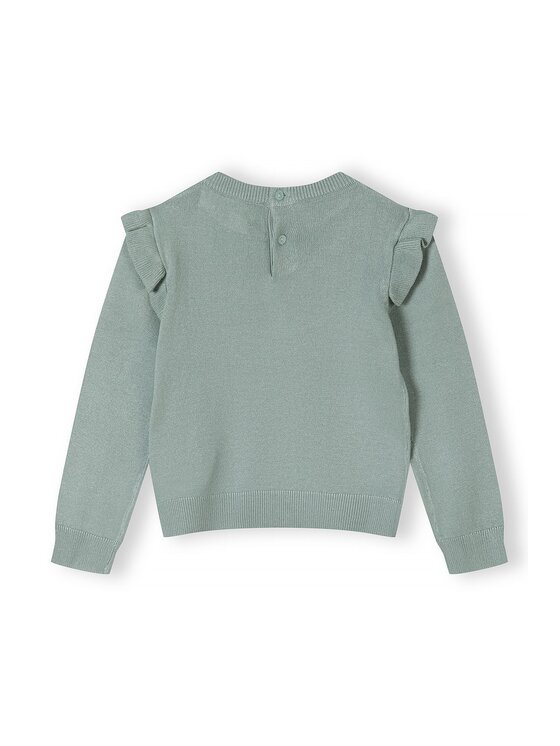 minoti minoti Sweter 12JUMPER 4 Zielony jasny Regular Fit