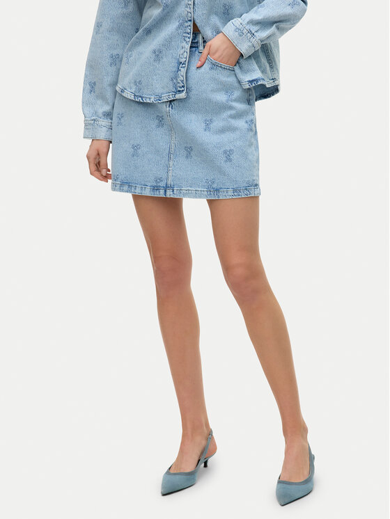 Vero Moda Vero Moda Farmer szoknya Tessa 10326888 Kék Regular Fit