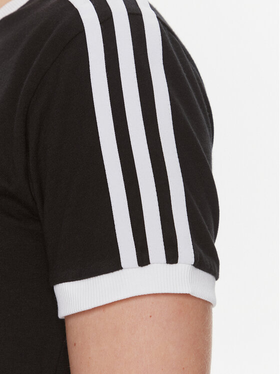 adidas adidas Tricou adicolor Classics 3-Stripes GN2900 Negru Regular Fit
