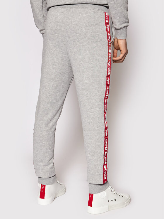 Alpha Industries Pantalon jogging Rbf Tape 196317 Gris Regular Fit