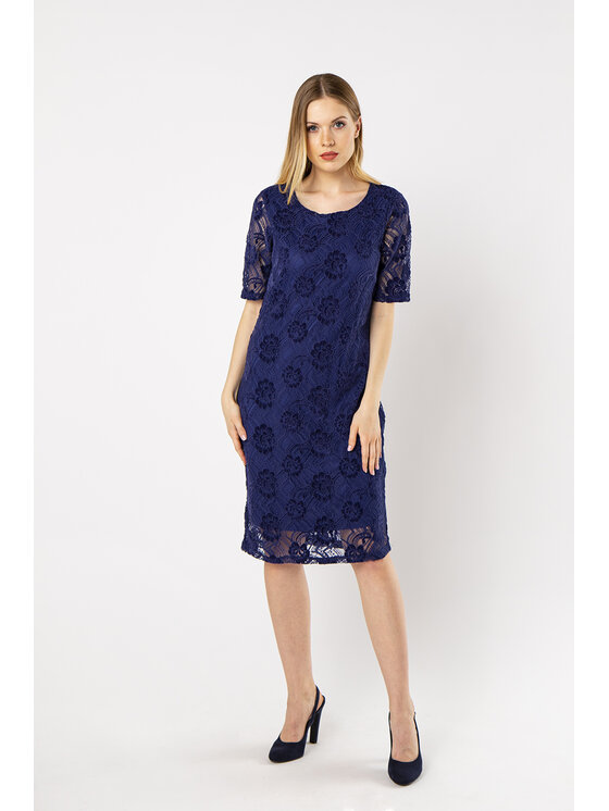 QUIOSQUE QUIOSQUE Každodenné šaty COBELACE DRESS Modrá Regular Fit