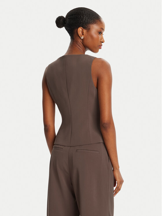 Bardot Bardot Kamizelka Azilla Button 60003TB Brązowy Regular Fit