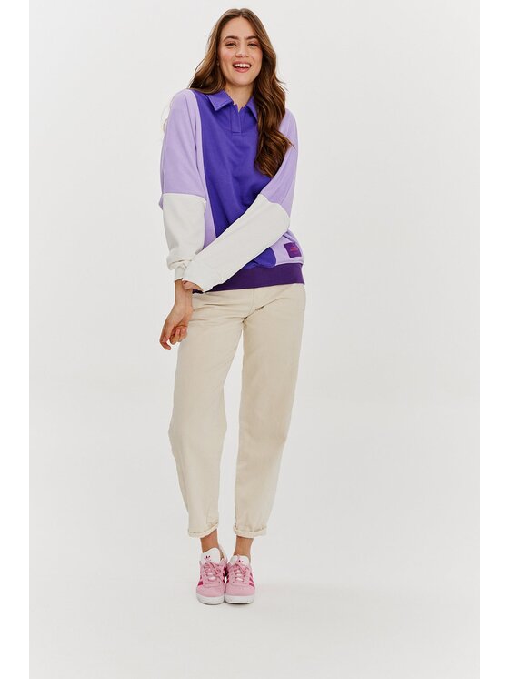 NAOKO NAOKO Bluza Mystic Plum Fioletowy Regular Fit
