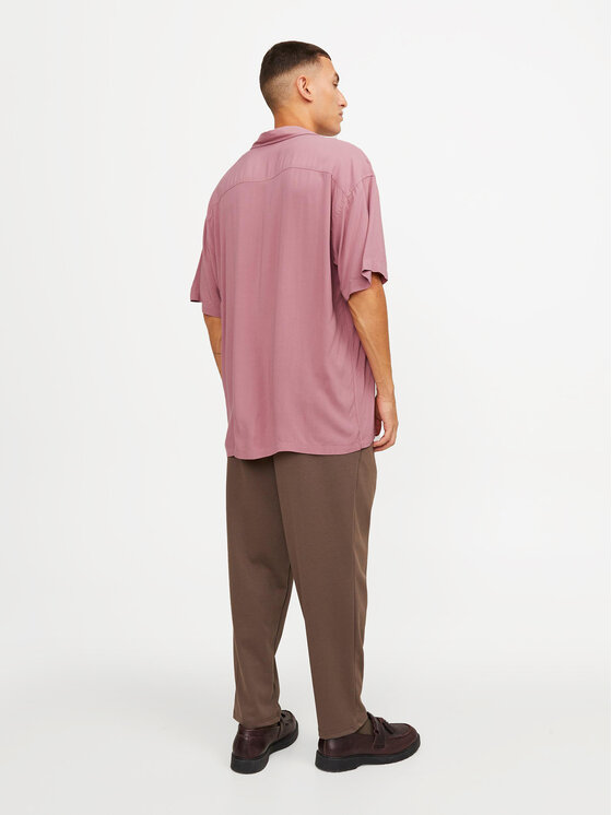 Jack&Jones Jack&Jones Cămașă Jeff 12248386 Roz Relaxed Fit