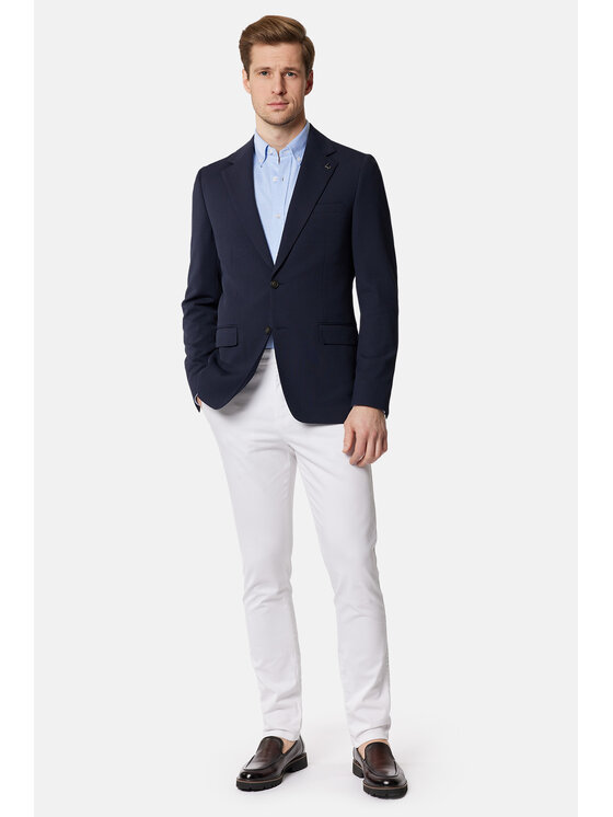 Lancerto Lancerto Marynarka Terrace MA131124000010 Granatowy Slim Fit