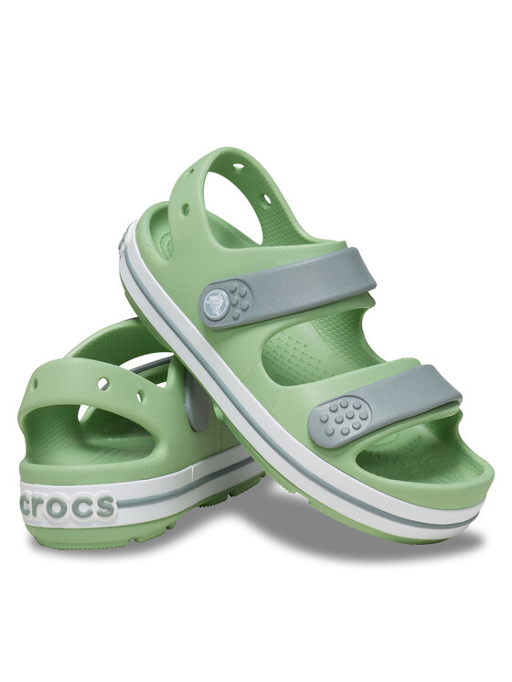 Crocs Crocs Sandále Crocband Cruiser Sandal Kids 209423 Zelená