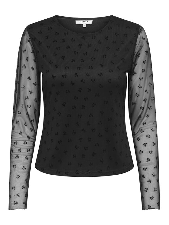 ONLY ONLY Blúz Siena 15362924 Fekete Regular Fit