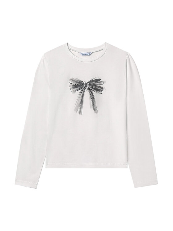 Mayoral Mayoral Bluse 830 Weiß Regular Fit