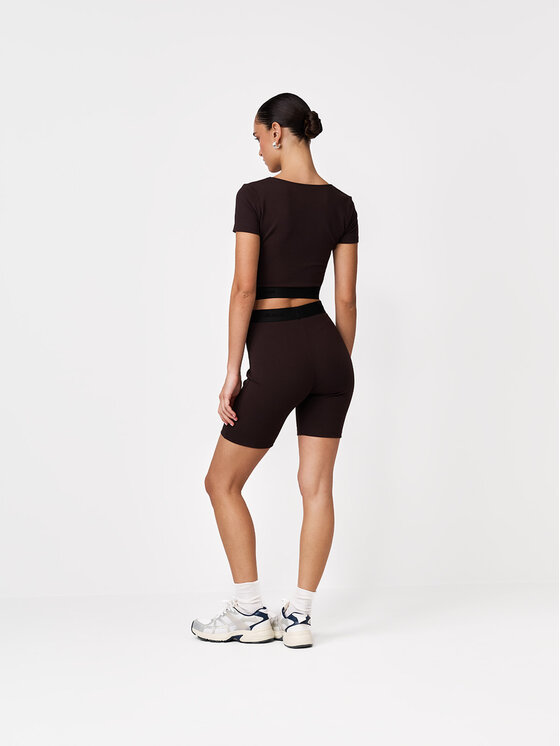 La Mania La Mania Top LEX Brązowy Basic Fit