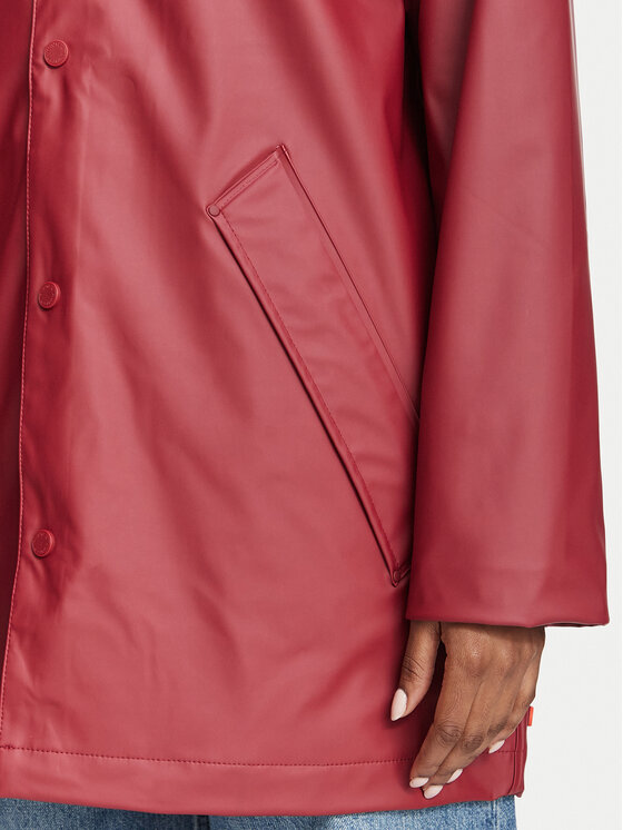 Hunter Hunter Lietus jaka Raincoat HARU0003242 Bordo Regular Fit