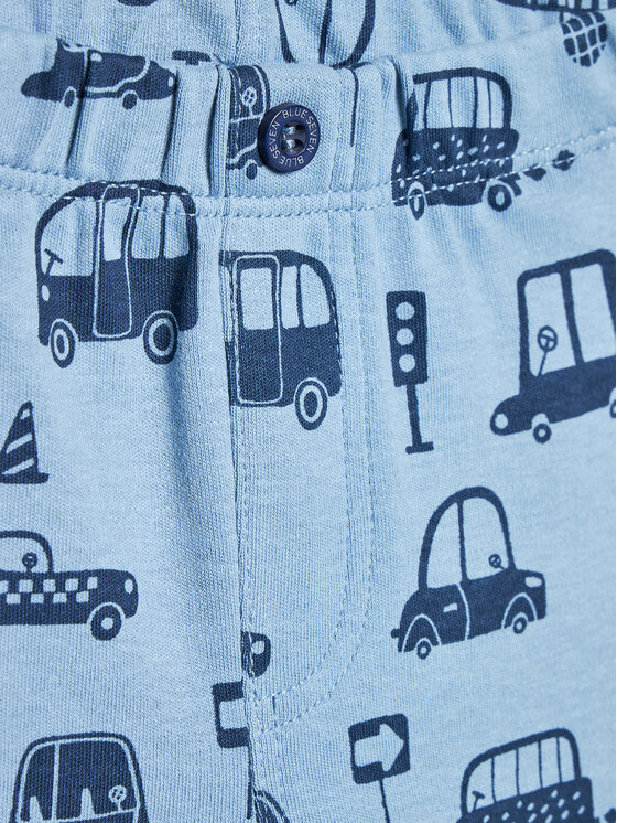 Blue Seven Blue Seven Komplet bodi in hlače 473165 Mornarsko modra Regular Fit