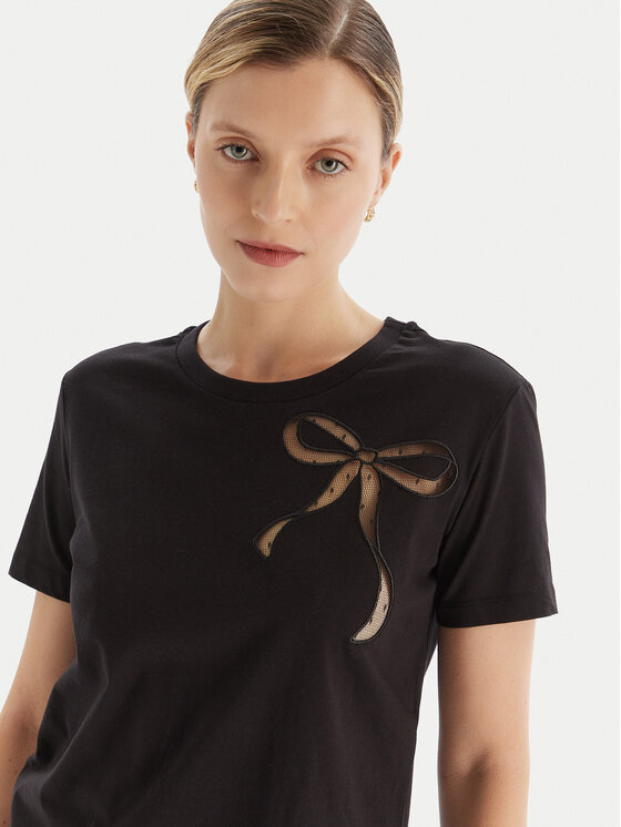 TWINSET TWINSET Marškinėliai 252TT2312 Juoda Regular Fit