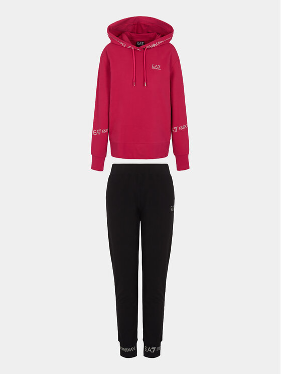 EA7 Emporio Armani Trenirka 8NTV52 TJCQZ 24GF Rdeča Regular Fit