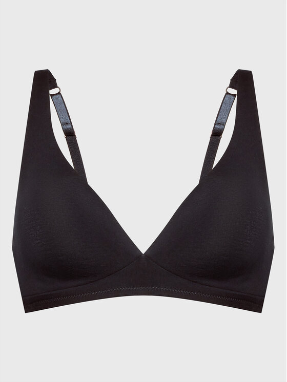 Hanro Hanro Podprsenka Bralette Cotton Sensation 1387 Čierna