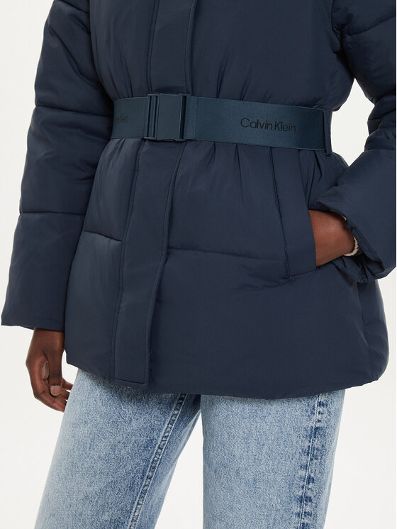 Calvin Klein Jeans Calvin Klein Jeans Зимно яке J20J224107 Тъмносин Relaxed Fit