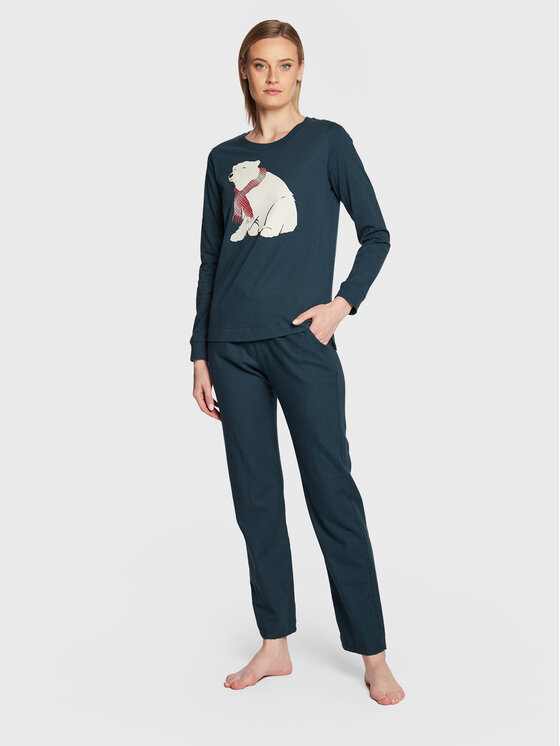 Triumph Triumph Piżama Pk Character 02 X 10209569 Zielony Regular Fit