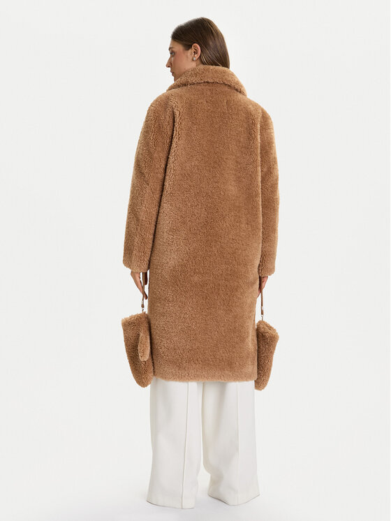 Rinascimento Rinascimento Cappotto in shearling CFC0122221003 Beige Regular Fit