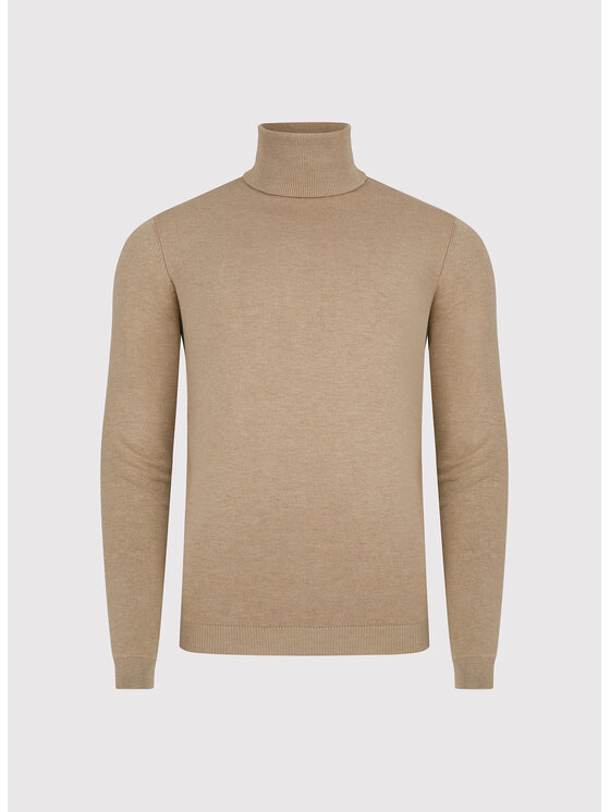 Pako Lorente Pako Lorente Sweter P25WN-2X-032 Beżowy Classic Fit
