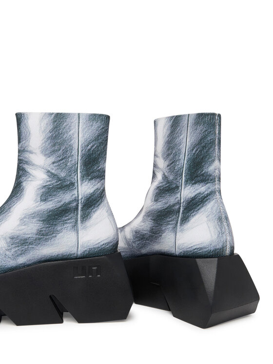 United Nude United Nude Škornji Bull Canvas LO 110231006202 Srebrna