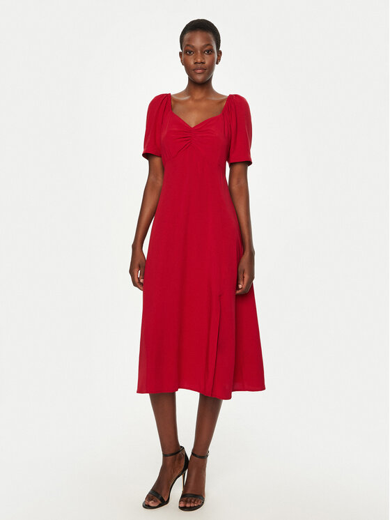 Gap Gap Rochie de zi 646168-00 Roșu Slim Fit