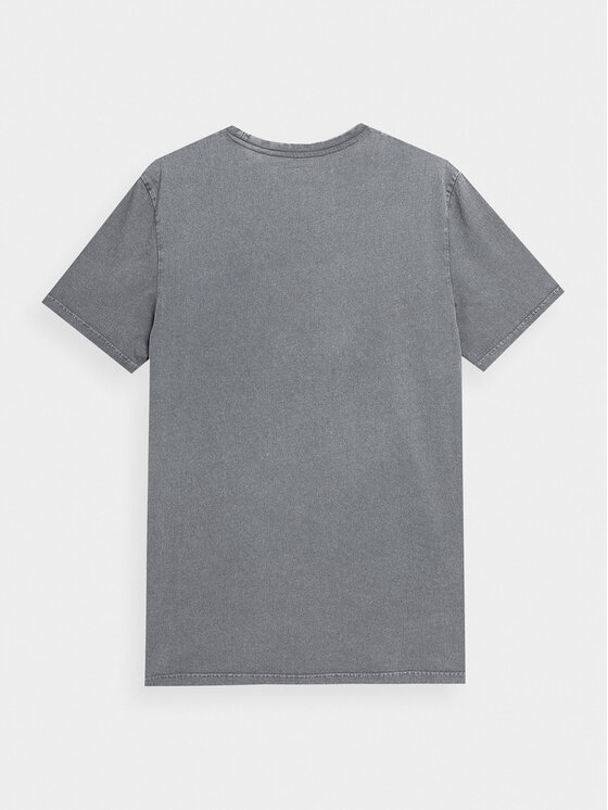 4F 4F Тишърт 4FSS23TTSHM296 Сив Regular Fit