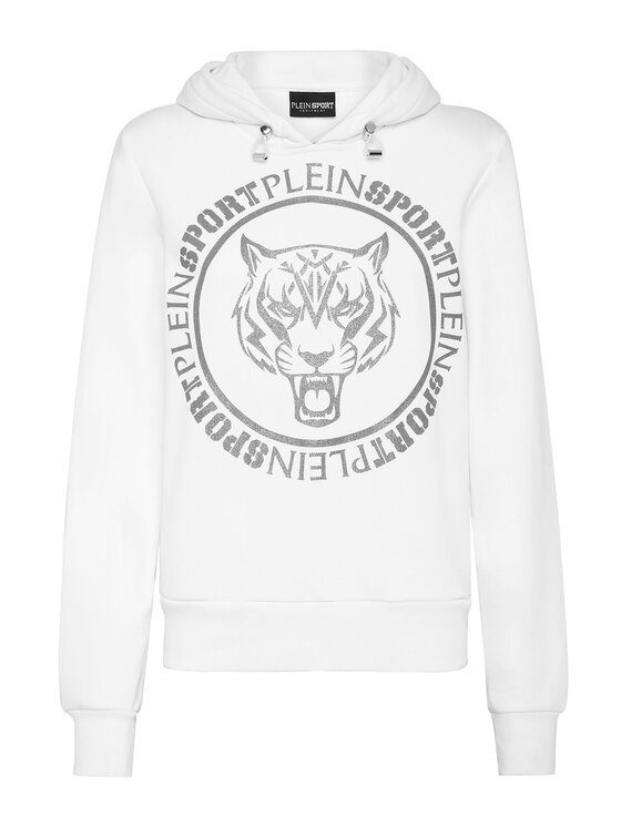Plein Sport Plein Sport Mikina 2635 Bílá Regular Fit