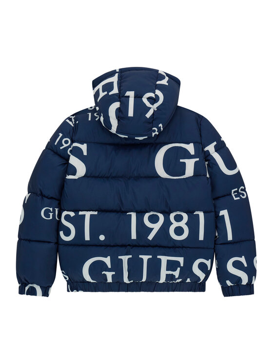Guess Guess Zimné bundy H5BJ00 WCFM0 Tmavomodrá Regular Fit