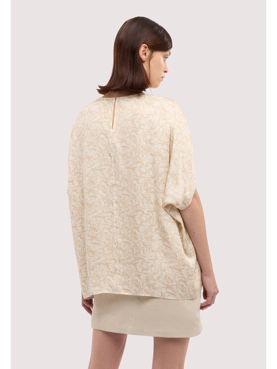 Trussardi Trussardi Top D4546100006N0JC Kremowy Regular Fit