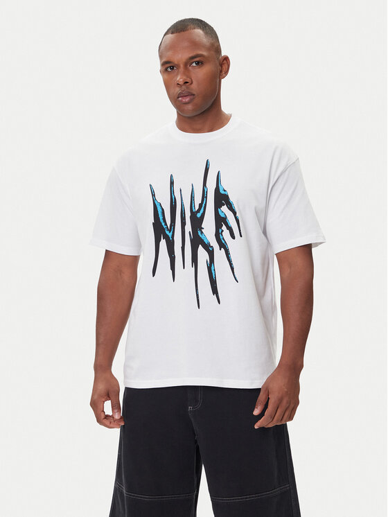 Nike Nike Marškinėliai HV6692 100 Balta Loose Fit