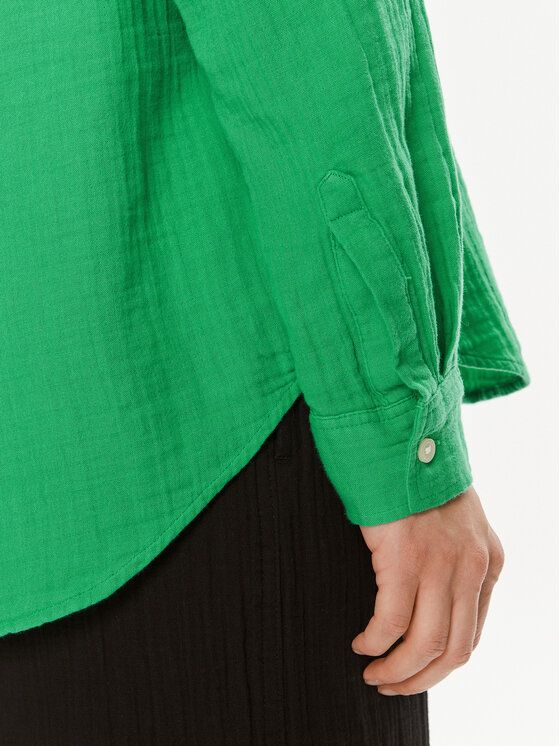 Gap Gap Marškiniai 885282-02 Žalia Relaxed Fit