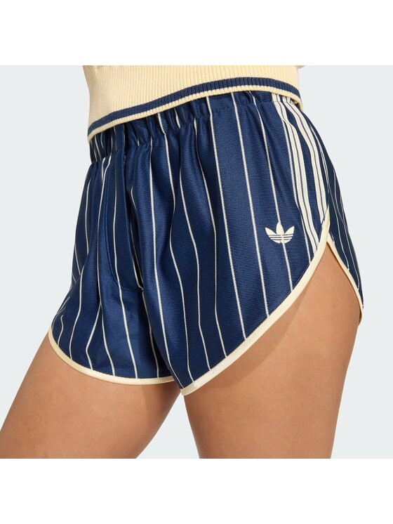 adidas adidas Szorty sportowe PINSTRIPE FIREBIRD Niebieski jasny Loose Fit