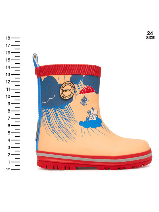 Reima Reima Гумени ботуши Moomin Magisk Rain Boots 5400001B-26C1 Оранжев