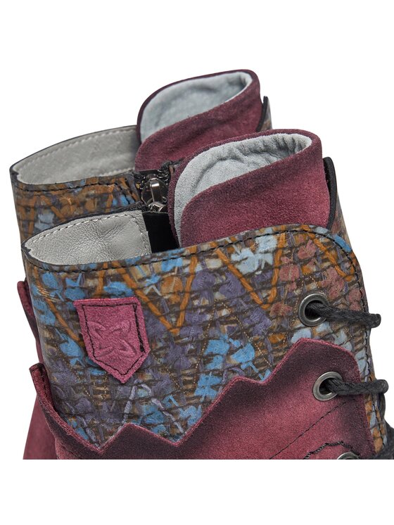 Maciejka Maciejka Schnürschuhe 06160-23/00-5 Dunkelrot