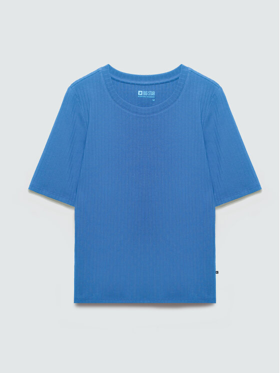 BIG STAR BIG STAR T-Shirt IMIJA Niebieski Slim Fit