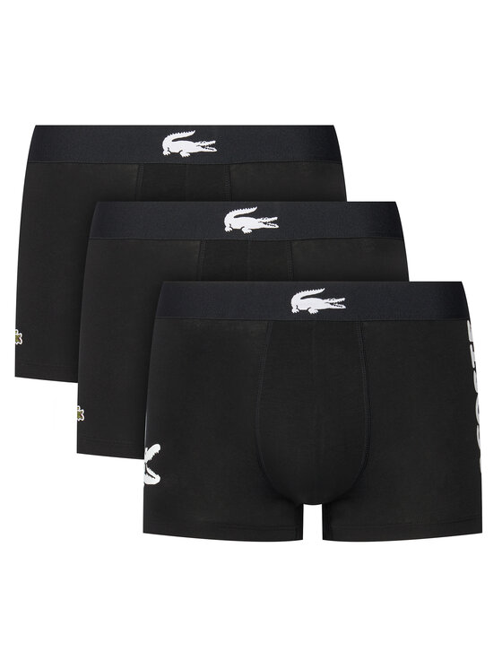Lacoste Lacoste Set od 3 para bokserica 5H1291 Crna