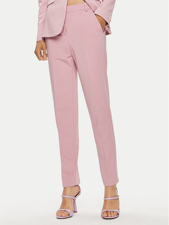 PINKO Pinko Stoffhose Bello 100155 A1L4 Rosa Regular Fit