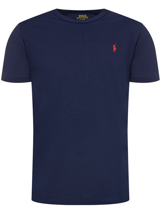 Polo Ralph Lauren Polo Ralph Lauren Tričko Classics 710811284003 Tmavomodrá Regular Fit