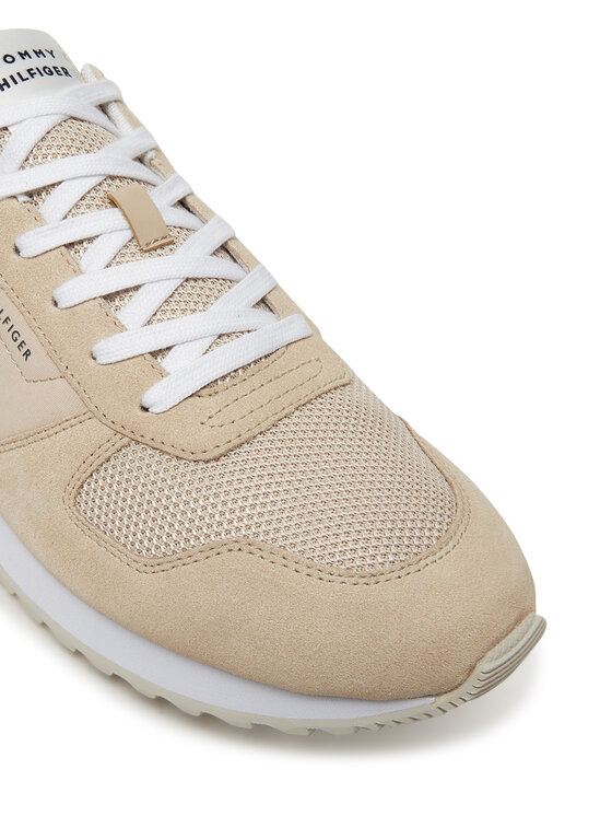 Tommy Hilfiger Tommy Hilfiger Laisvalaikio batai New Eva Runner Summer Nylon Pop FM0FM05427 Smėlio