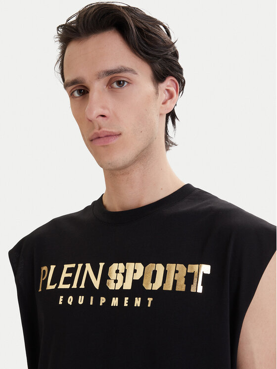 Plein Sport Plein Sport Tank top PAEC MTK8319 STE001N Čierna Regular Fit