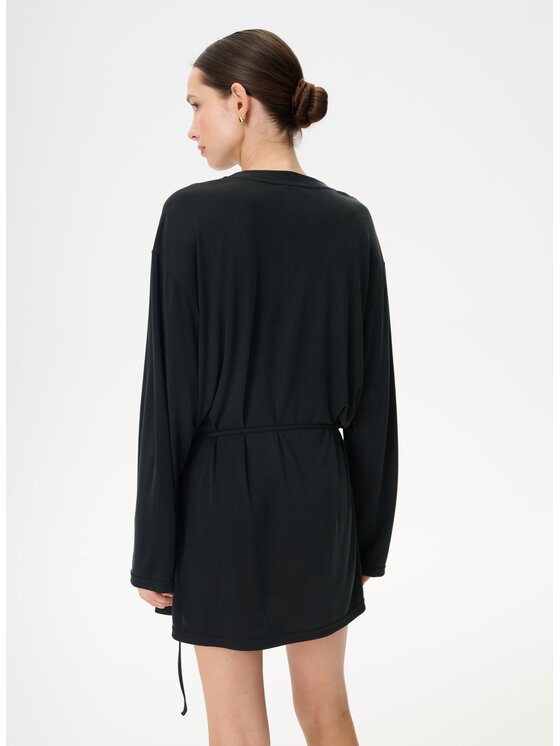 LEBRAND LEBRAND Sukienka codzienna Cynthia Czarny Regular Fit